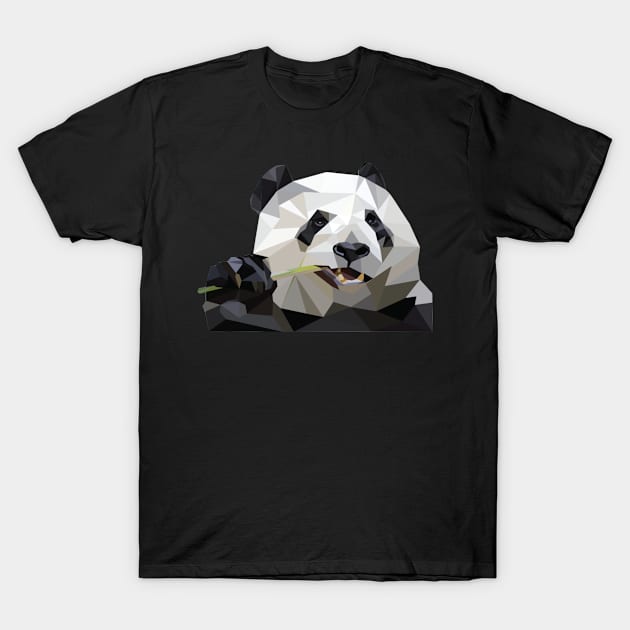 Geo Panda T-Shirt by jrepkin